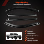 Side Window Rain Guards Deflector Visor for Toyota Tacoma 2024 2025 4X