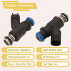 12613411GM Flex Fuel Injectors for Chevy Tahoe Sierra 10 14 4.8 5.3 6.0 8 Pack