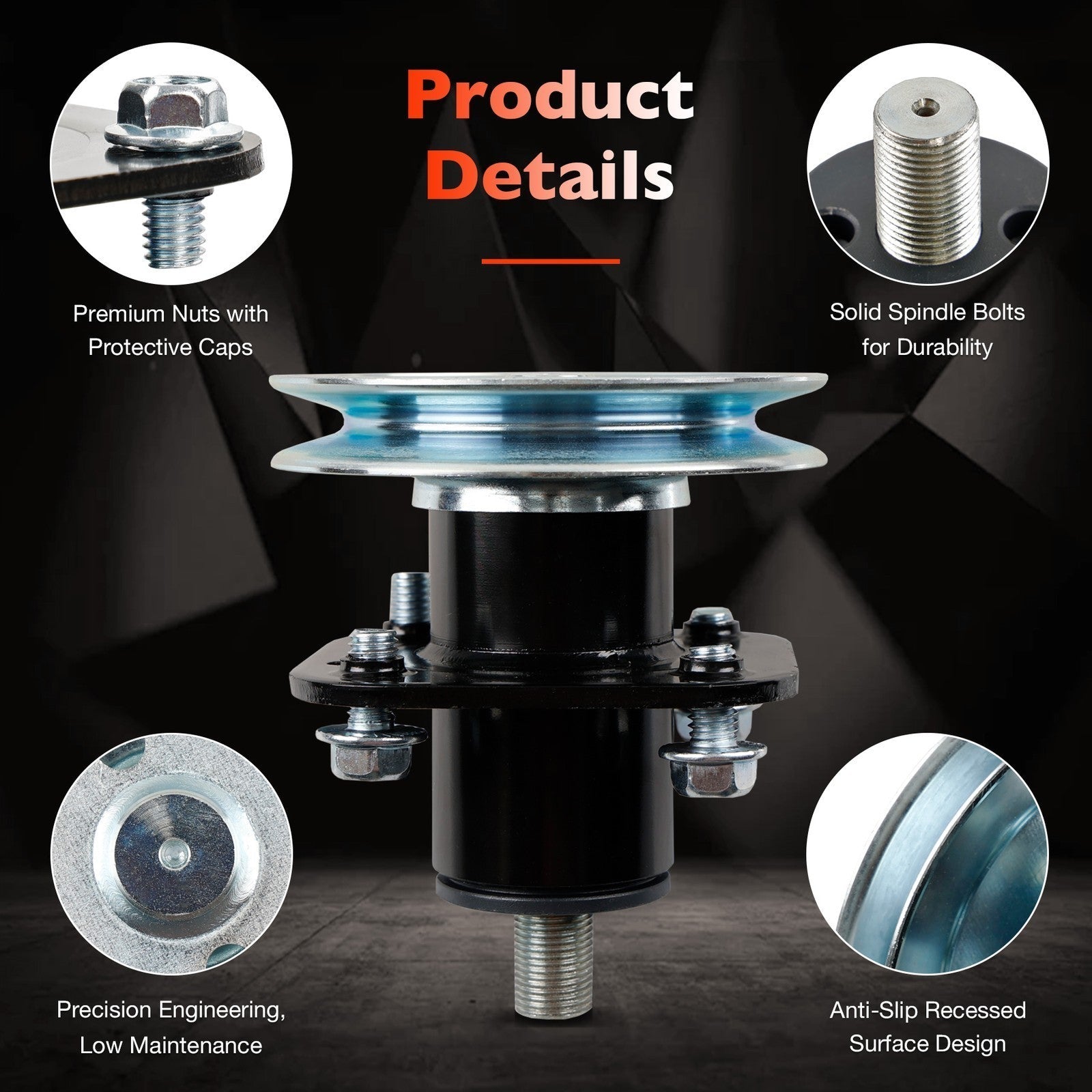 51520900 07402200 42 Inch Deck Spindle For Ariens Gravely Zoom ZT 42 CE CARB