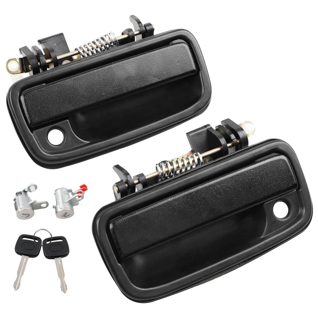 Exterior Door Handles with Lock Cylinders and Key for Toyota Tacoma 1995 2004 2X