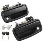 Exterior Door Handles with Lock Cylinders and Key for Toyota Tacoma 1995 2004 2X
