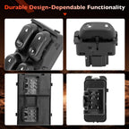 Master Power Window Door Lock Switch for Ford 2002 2005 F250 Excursion Explorer
