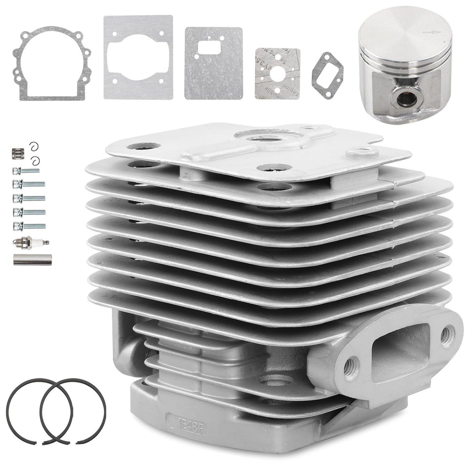 48mm Cylinder Piston Kit for Echo Backpack Blower PB-650 PB-650H PB-651H PB-750H