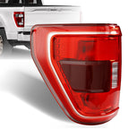Driver Side LED Tail Light Brake Lamp With Blind Spot For Ford 2021 2023 F150