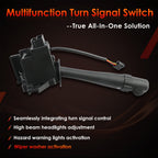 Turn Signal Windshield Wiper Switch For 2007 2014 Chevy Tahoe Suburban GMC Yukon