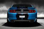 10 Inch Black Carbon Fiber Vinyl Rally Stripes Racing Stripe for Ford Mustang Cobra