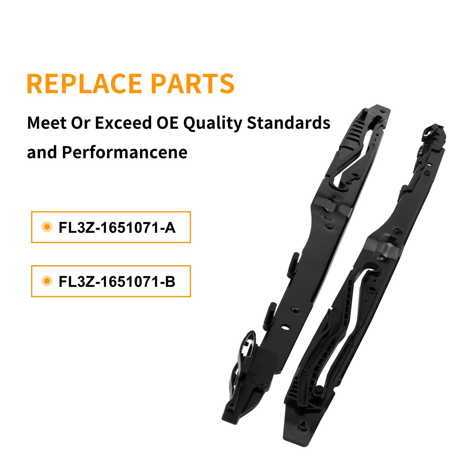 Sunroof Track Rails Repair Kit Left Right For 15 To 24 Ford F150 Expedition