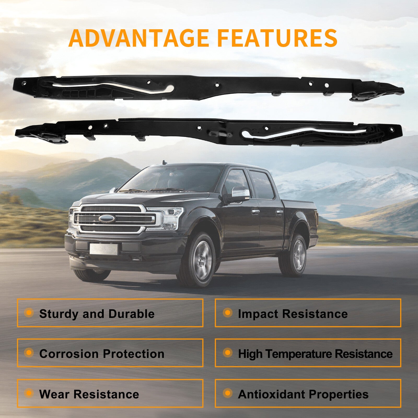 Sunroof Track Rails Repair Kit Left Right For 15 To 24 Ford F150 Expedition