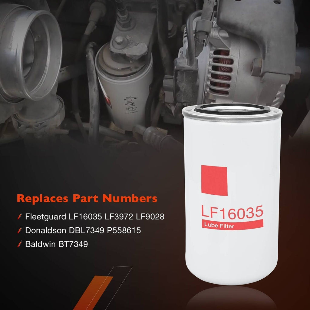 LF16035 Fuel Oil Lube Filters for 1989 2018 Dodge Ram 2500 Cummins 5.9L 6.7L 12X