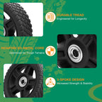 10 Push Lawn Mower Plastic Wheel for Craftsman Generator Garden Tiller 2x