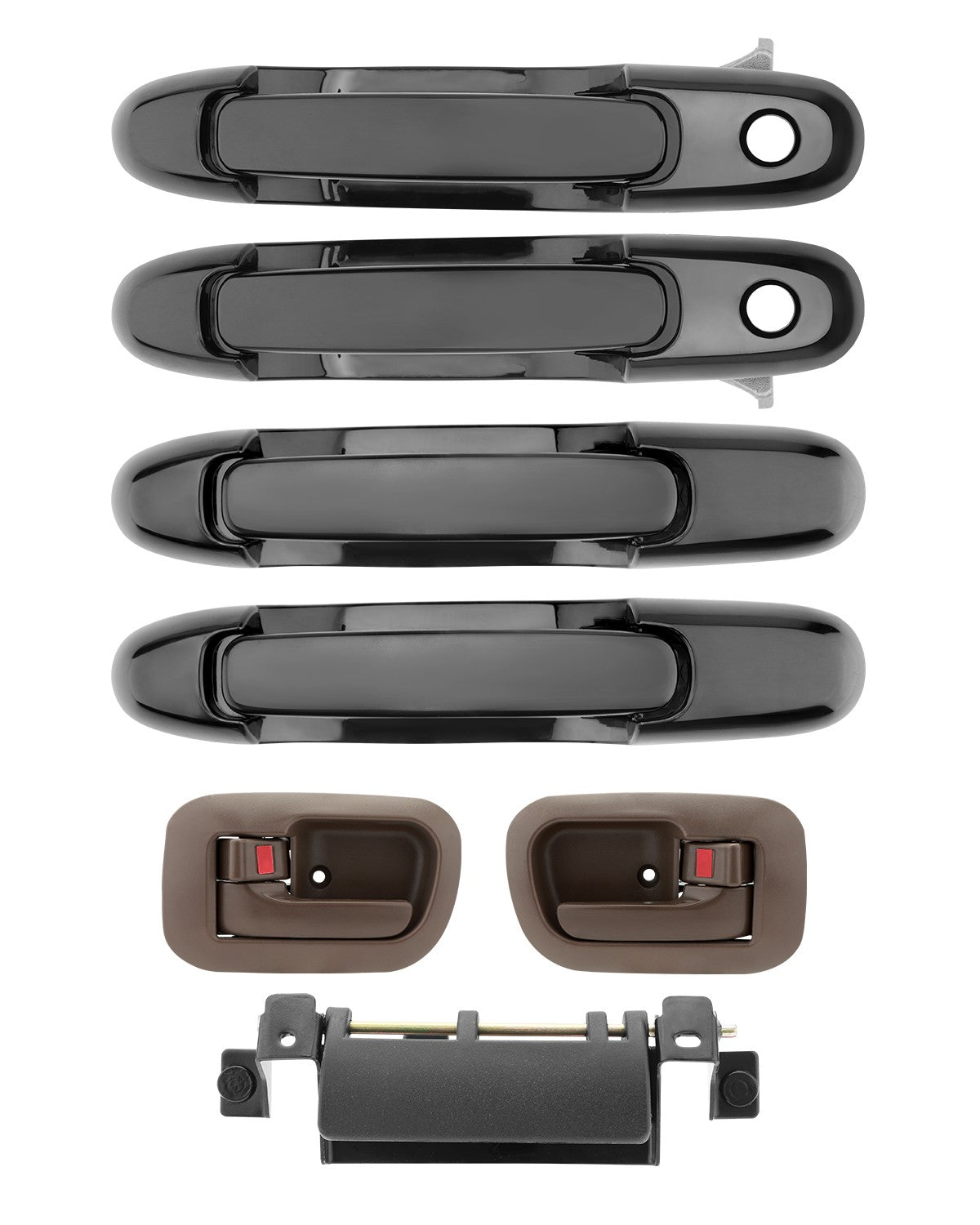 Exterior Interior Door Handle & Liftgate Handle Set for Toyota Sienna 98 03 7