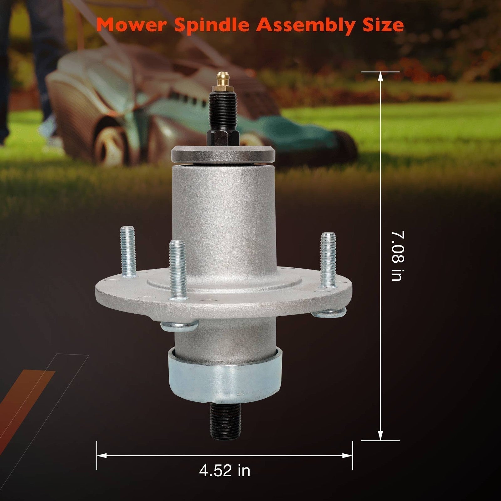 AM137483 M159146 M157769 Spindle Assembly for John Deere X300 Z225 2 Piece