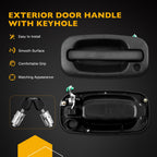 Door Handles With Lock Cylinder For Chevy Silverado GMC Sierra 1999 2007 4 Pack