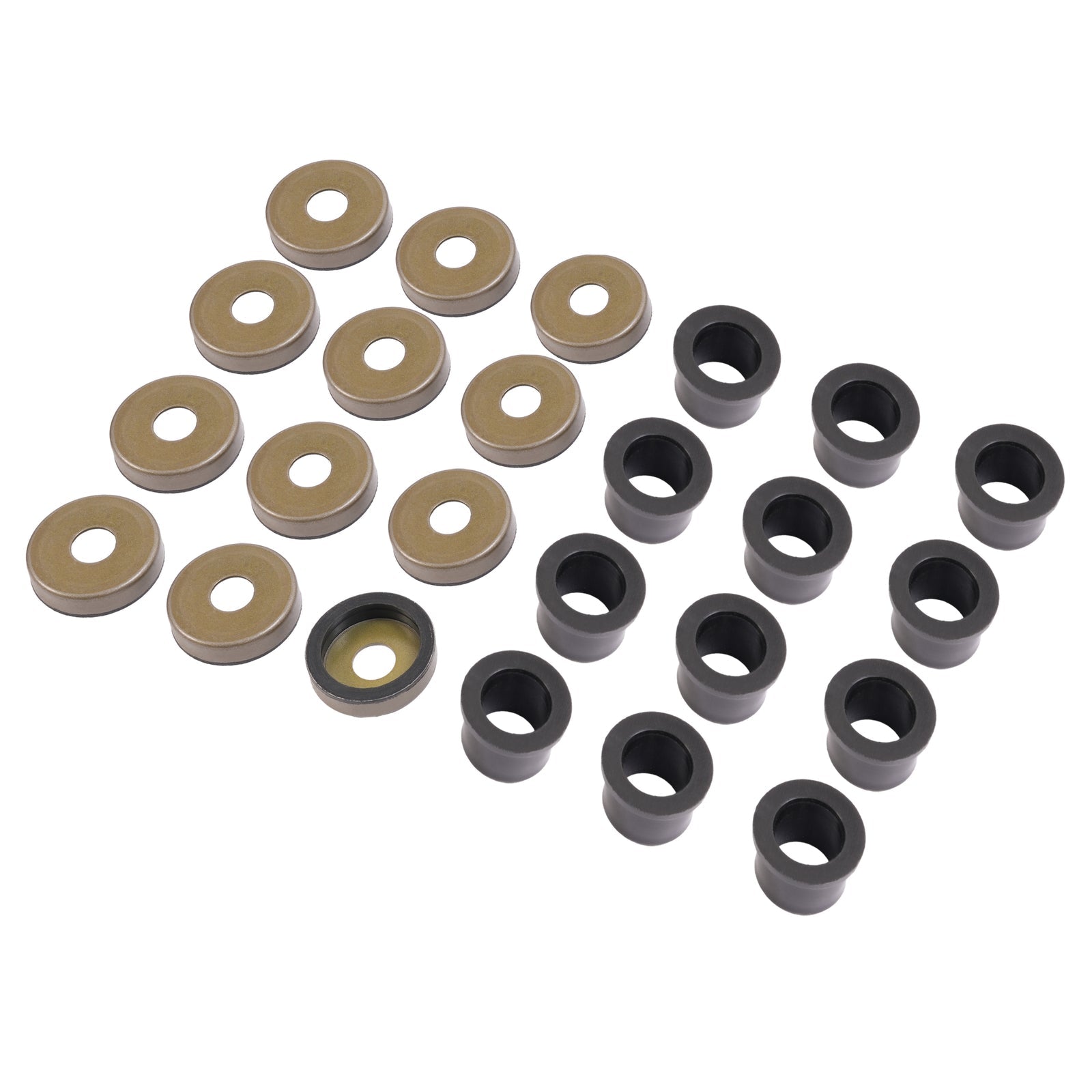 Front A Arm Bushing and Dust Cover Kit for Yamaha Banshee 350 YFZ350 Black Gold