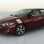 3 Inch Fender Hash Mark Stripe Decal Graphic Kit for Nissan Maxima