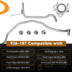 926-187 Turbo Coolant Line Kit Driver Side For 11-21 Ford F150 Transit Lincoln