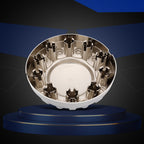 6PG03SZ0AB Chrome Wheel Center Hub Cap Cover Front for Ram 4500 5500 2019 2021