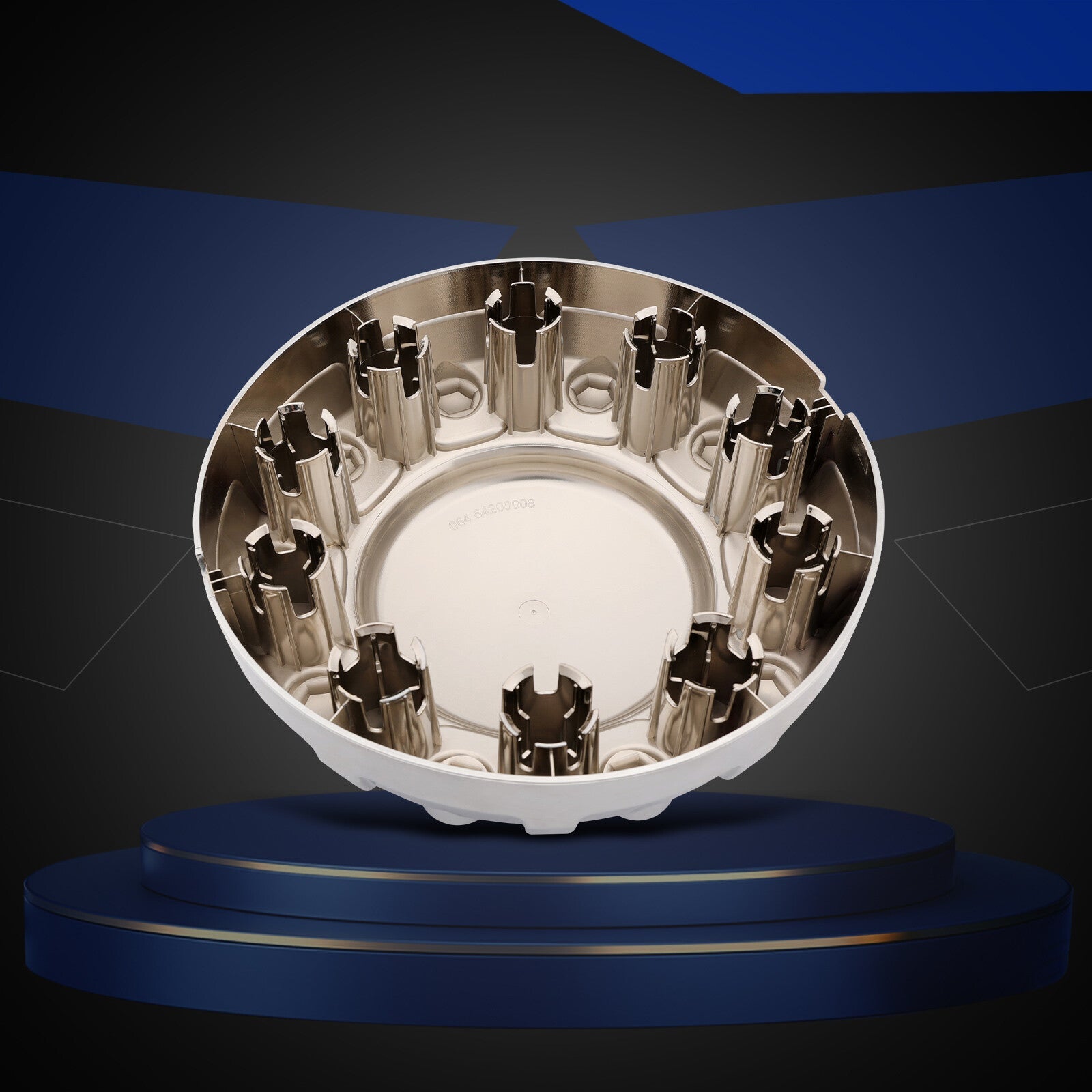 6PG03SZ0AB Chrome Wheel Center Hub Cap Cover Front for Ram 4500 5500 2019 2021