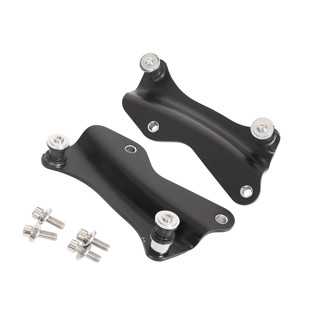 Black Docking Hardware Kit 4 Point for Harley Davidson Touring 2014 2026 2023