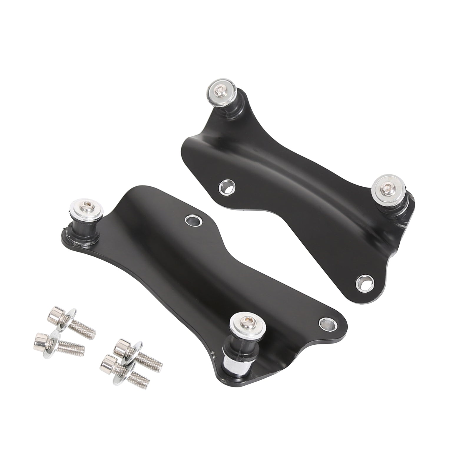 Black Docking Hardware Kit 4 Point for Harley Davidson Touring 2014 2026 2023