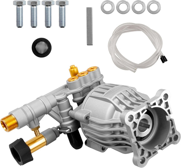 90028 Horizontal Pressure Washer Pump Kit Aluminum 2.4 GPM 3300 PSI Power 3/4