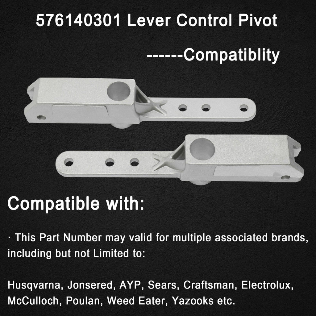576140301 Lever Control Pivot Lawn Tractor Steering Part For Husqvarna Poulan 2X