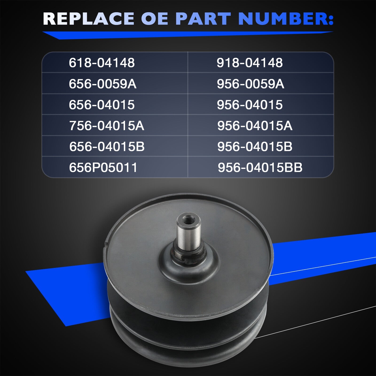 95604015B Variable Speed Drive Pulley for Craftsman MTD Cub Cadet Troy Bilt