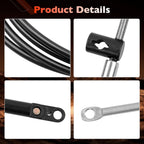 Outboard Throttle Shift Control Cables 17FT GEN 1 For Mercury MerCruiser 2 Pcs