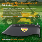 63105058 Mower Side Discharge Chute Grass Deflector for Cub Cadet RZT Troy Bilt