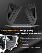Exterior Outside Door Handle Assembly Rear Left Right for Chevy Spark 2013 15