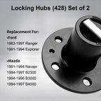 2X Spline Locking Hubs For 83 97 Ford Ranger Explorer Mazda Navajo B2300 B3000