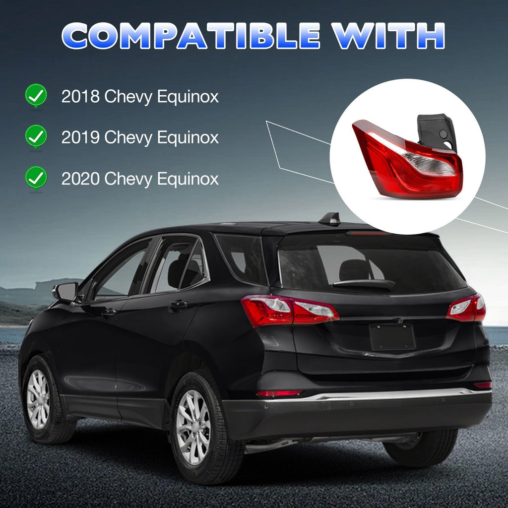 84769835 Driver LH Side Rear Tail Light Brake Lamp For Chevy Equinox 2018 2020