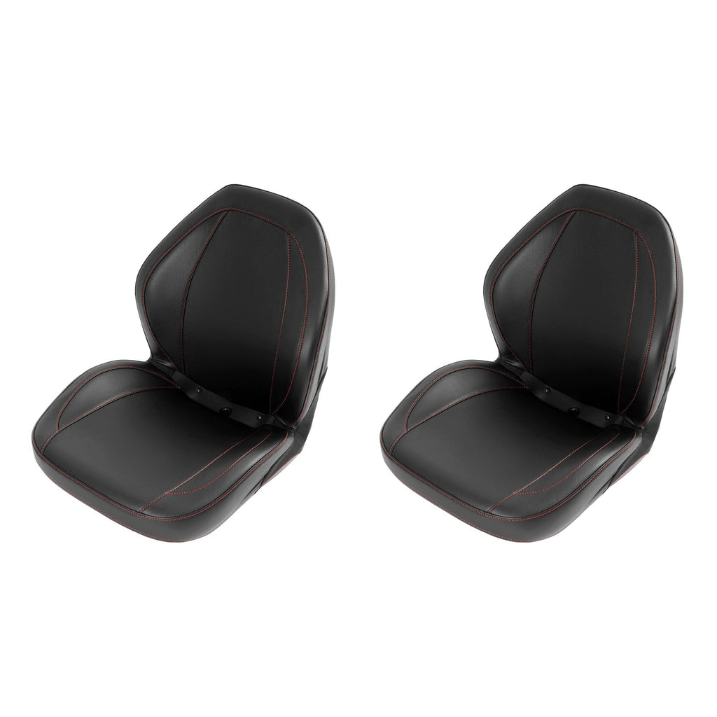 2Pcs Black Sewn Bucket Seats For Yamaha Rhino 450 660 700 5UG-F4710-00-00