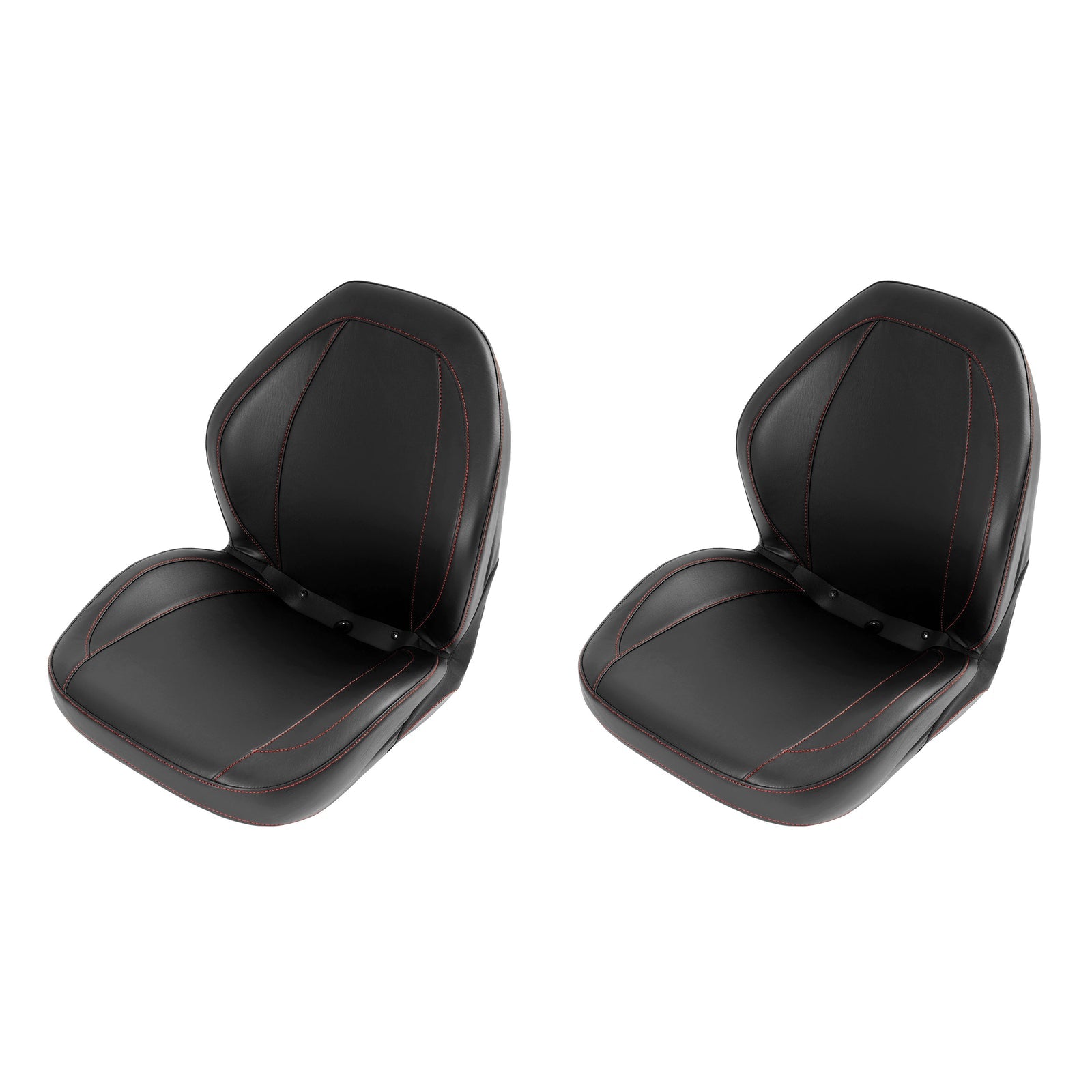 2Pcs Black Sewn Bucket Seats For Yamaha Rhino 450 660 700 5UG-F4710-00-00