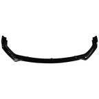 Glossy Black Front Bumper Lip Splitter Chin For 2018-2024 Infiniti Q50 Luxe Base