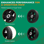 7 Inch Push Lawn Mower Plastic Wheels for Craftsman Generator Garden Tiller 2x