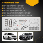 3.5L 3.3L Engine Head Gasket Set with Bolt for Kia Sedona Sorento Hyundai Santa Fe