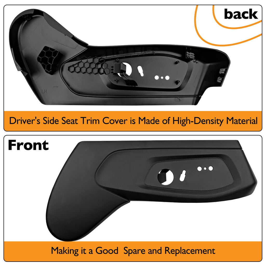 MB5Z7862187CC Black Left Driver Side Seat Trim Panel For 2020-2023 Ford Explorer