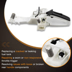 1143-350-0825 Chainsaw Fuel Gas Tank Rear Handle Assembly for Stihl MS231 MS251
