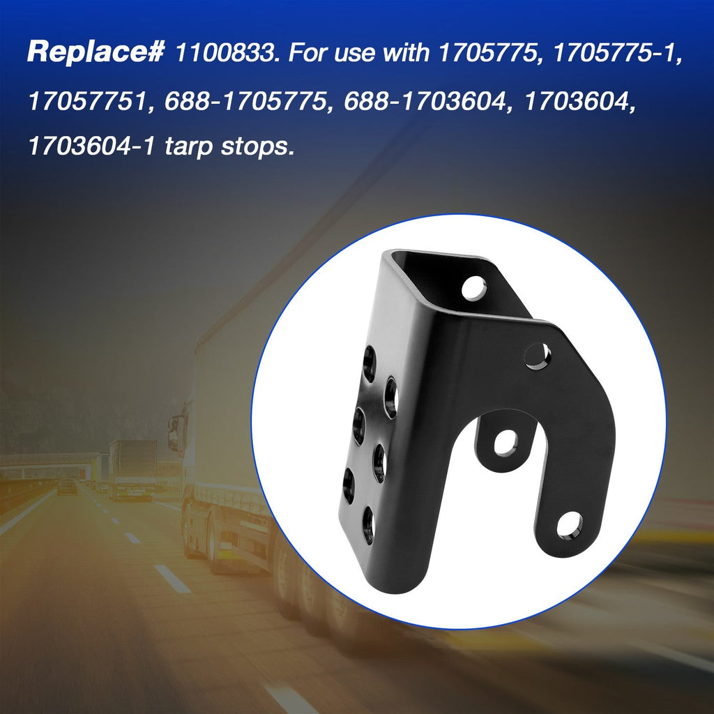 1100833 Tarp Body Mount Stops Bracket for 17057751 Dump Truck Tarp 6 Pack