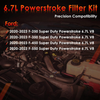 FA2031 6.7L Diesel Fuel Oil Air Filter Kit For Ford F250 F350 20 23 FD 4624 FP92