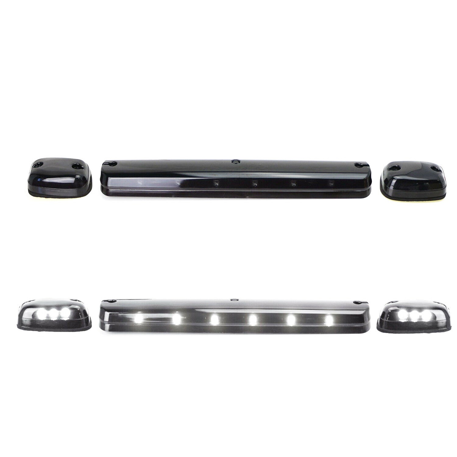 LED Cab Roof Marker Lights for 2007 to 2013 for Chevy for GMC 1500 2500HD White