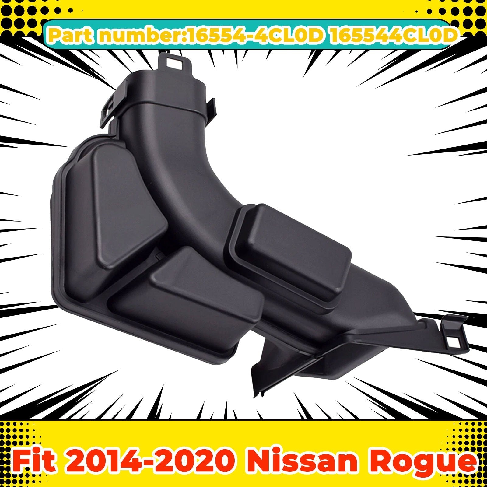 Air Intake Duct Replacement for 2014-2020 for Nissan Rogue S 2.5L L4 14-20