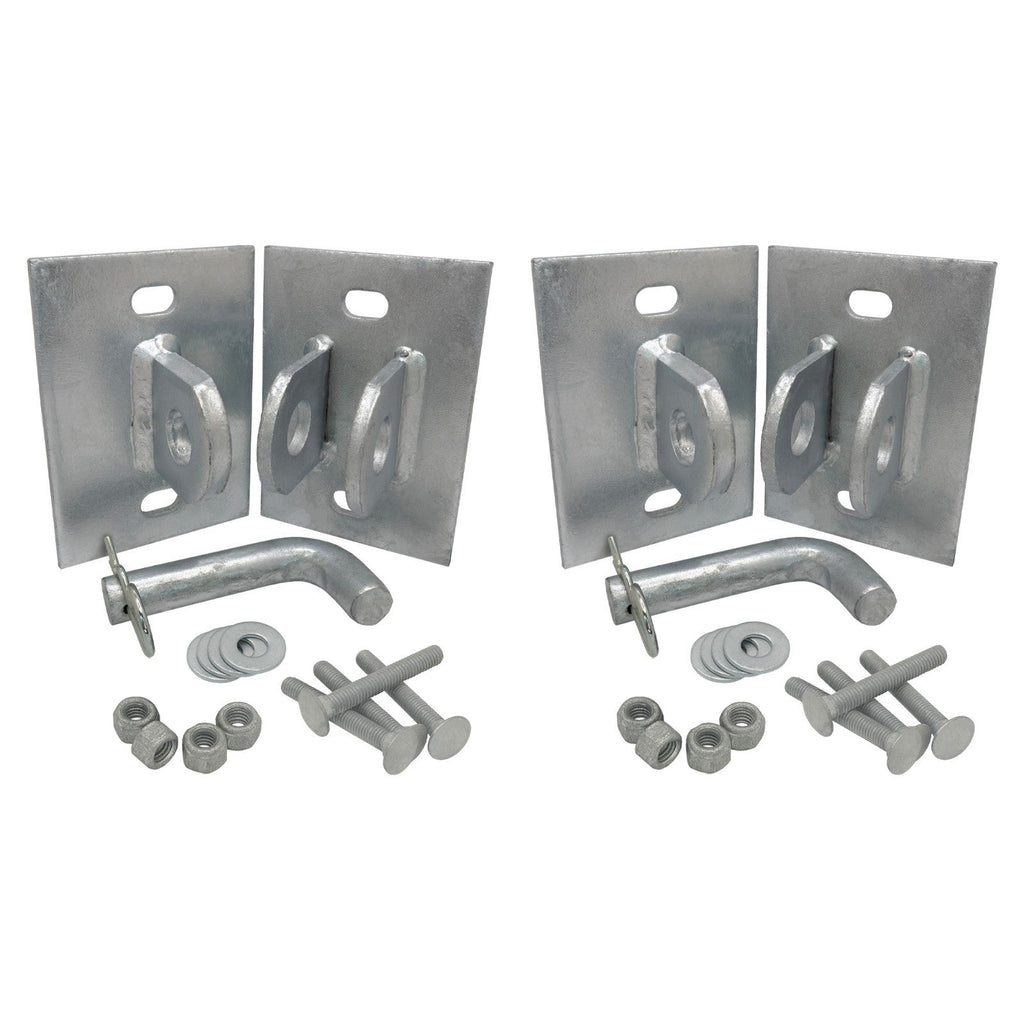Floating Stationary Dock Connector Hinge Kit Male Female T Style Brackets 2