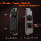 Power Window Door Lock Mirror Switch LH RH Bezel Set for Dodge Ram 1500 01 09