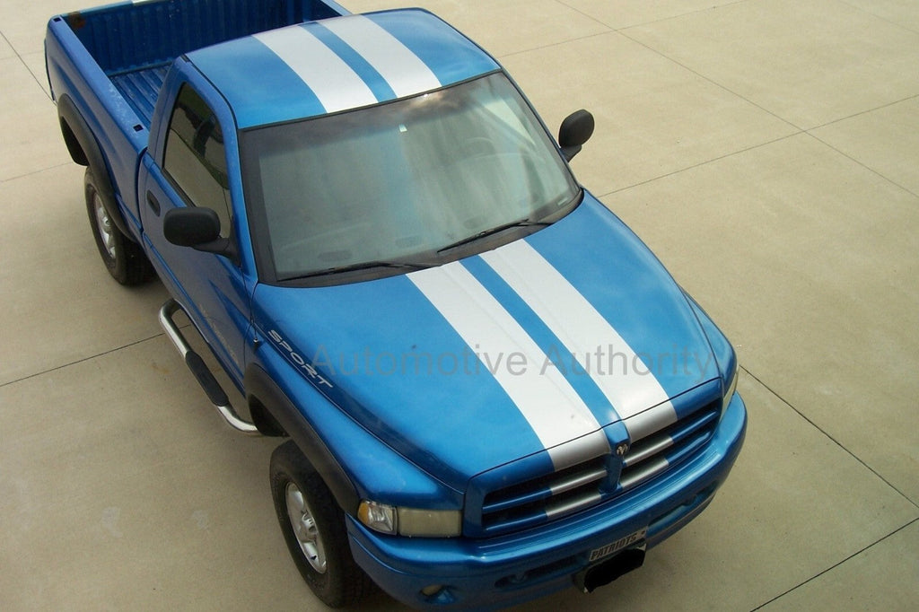 10 Inch Vinyl Rally Stripes Racing Stripe Bonus Kit for Dodge RAM 1500 2500 3500