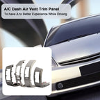 Center AC Dash Air Vent Cover Trim Panel for Toyota Prius 2004 2009 L R 4Pcs