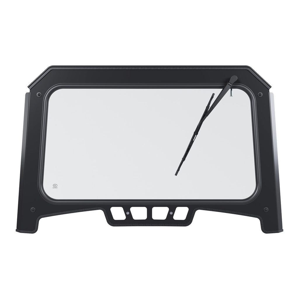 Glass Front Full Windshield for 2019-2023 Polaris RZR XP XP4 1000 Black
