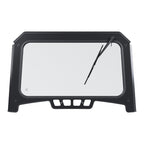 Glass Front Full Windshield for 2019-2023 Polaris RZR XP XP4 1000 Black