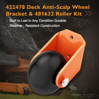 Deck Anti Scalp Wheel Rollers Brackets For Scag Mower 42 48 52 61 Inch Deck 2X